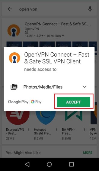 Set up VPN on Android. Step 3