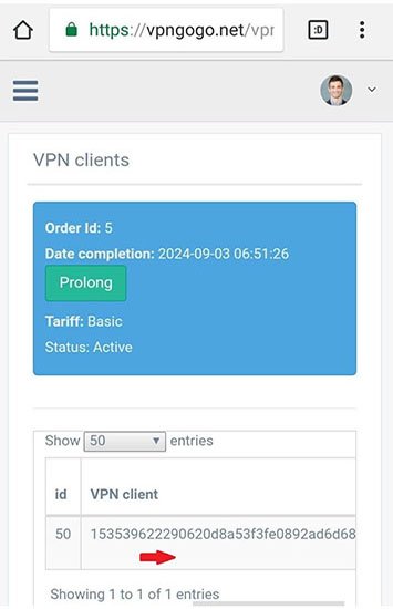Установка VPN на IOS. Шаг 4