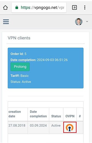 Set up VPN on IOS. Step 6