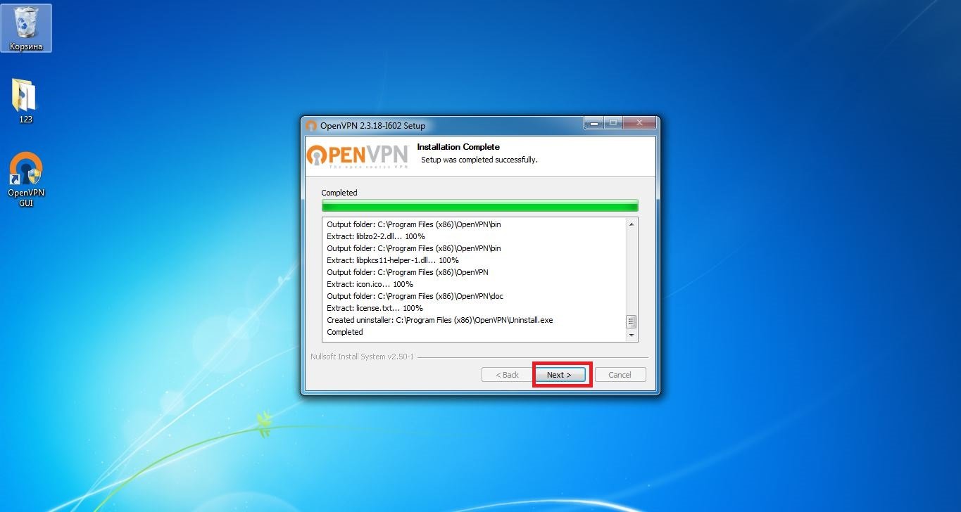 Set up VPN on Windows 7. Step 6